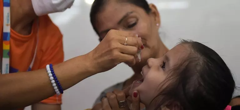 Santos Dumont inicia campanha de vacinação contra a poliomielite